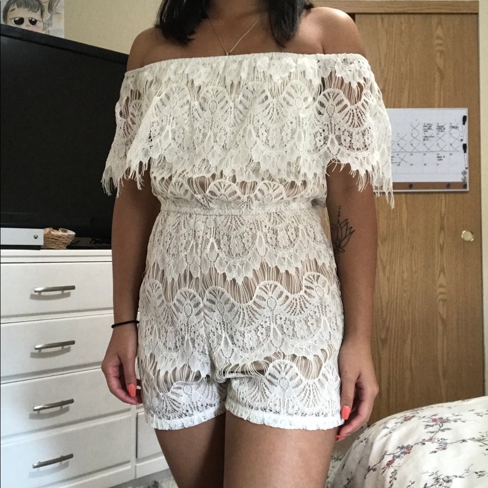 White Romper